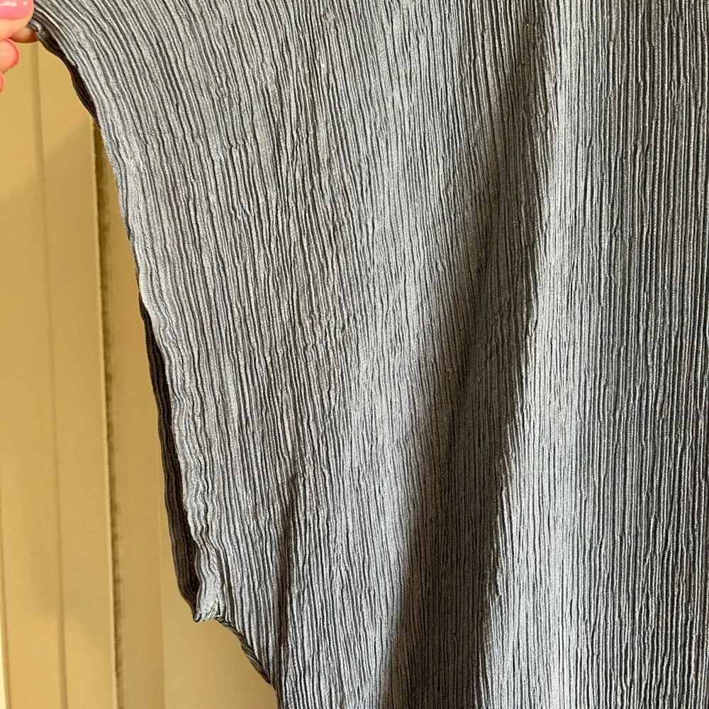 BluHeaven Blue/Gray Crepe Top - Picture 3 of 11